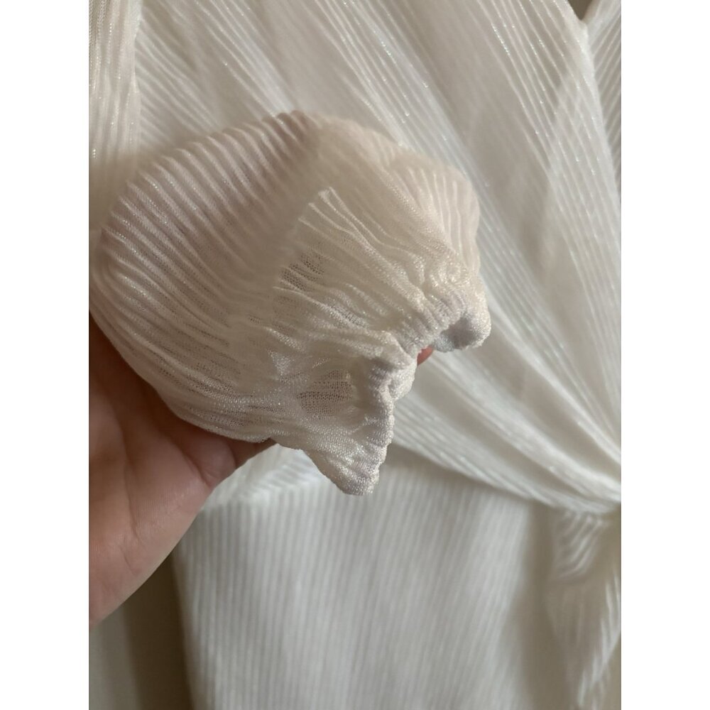 Baltic Born Devlyn Pleated Ivory Dress Maxi Women's Size Small NEW Wedding - Picture 5 of 16